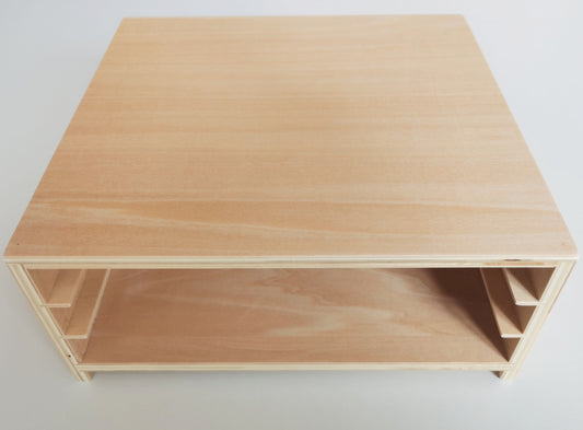 Meuble de rangement pour les puzzles des végétaux