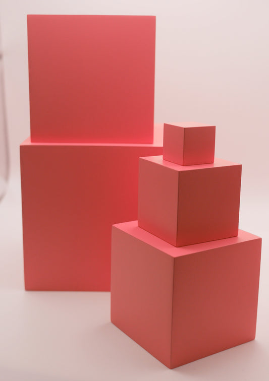 La tour rose - 5 cubes